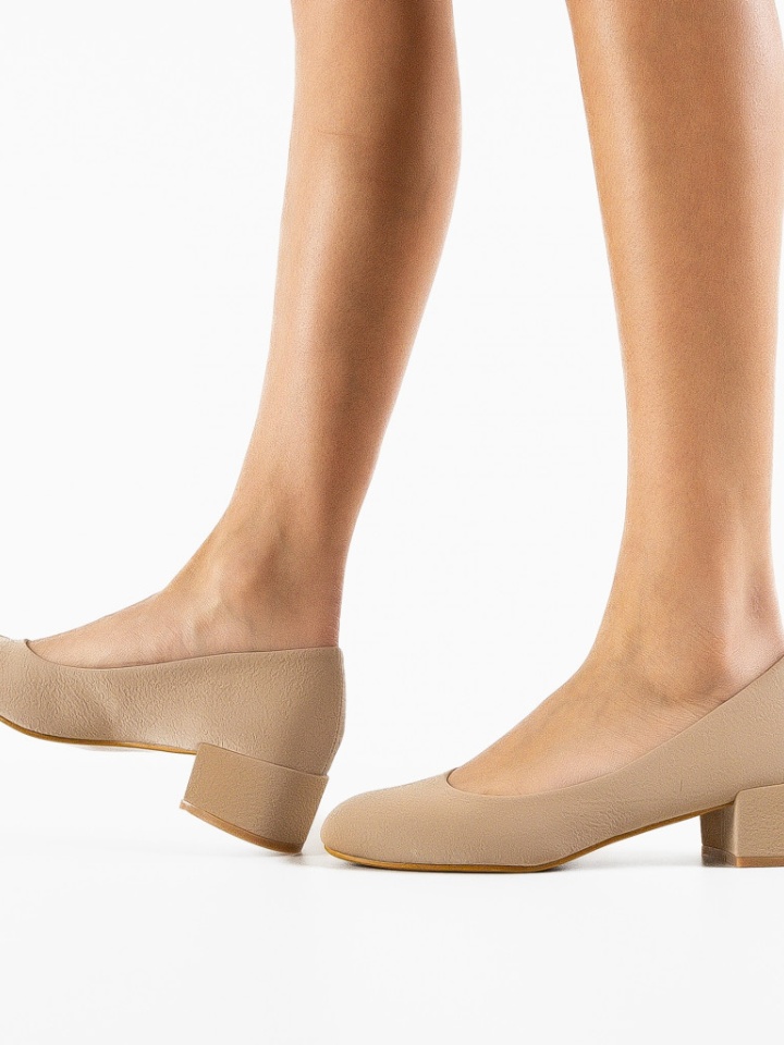 Pantofi dama Nora Bej 2