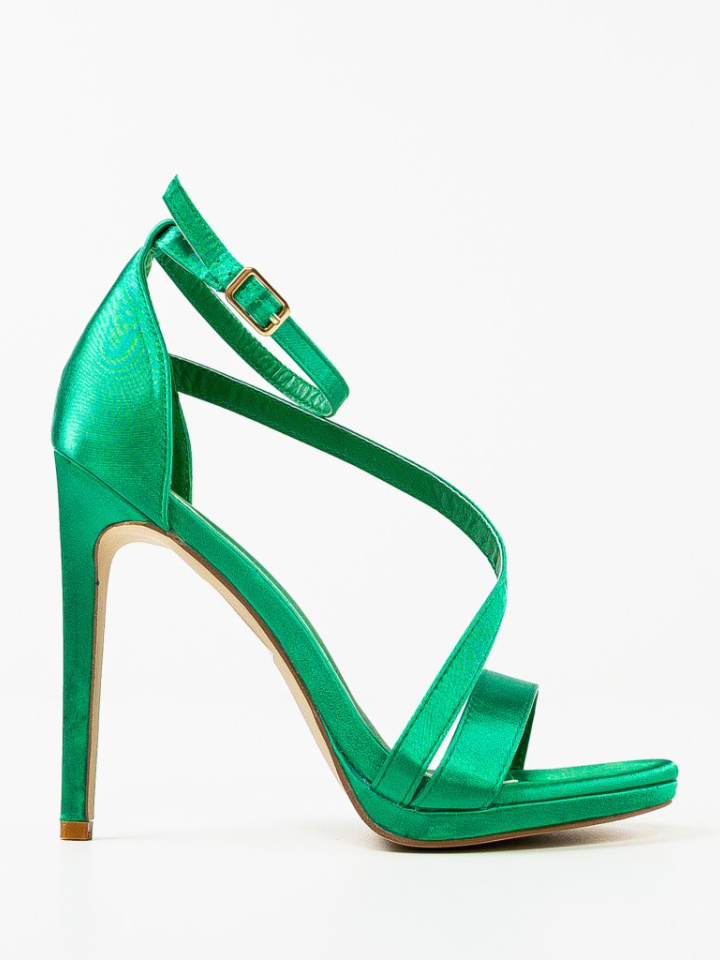 Sandale cu toc Lindon Fuchsia