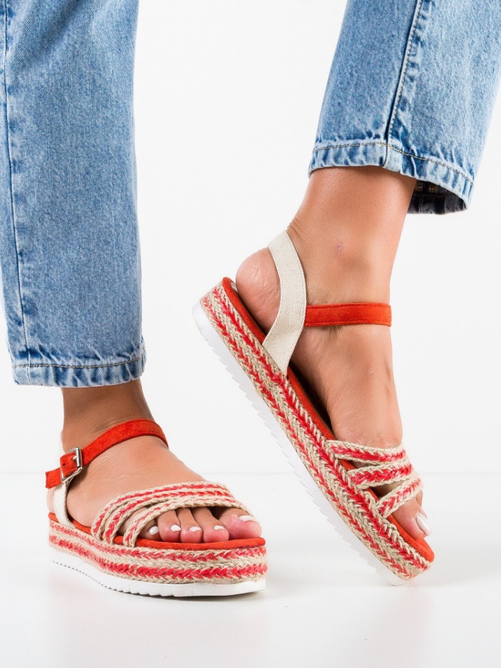 Sandale dama Kiri Portocalii