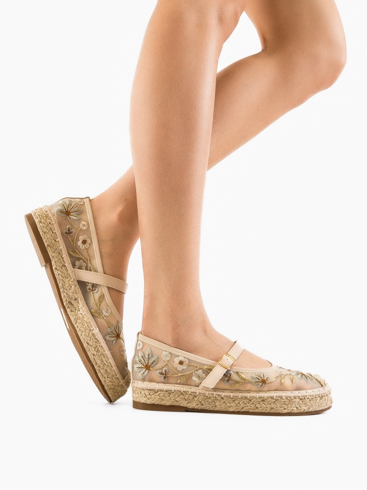 Espadrile dama Mason Bej