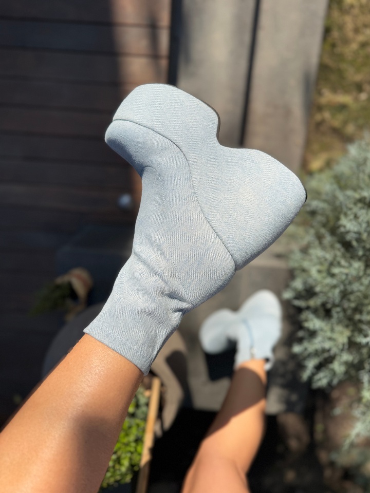 Botine dama Stelar Albastre 2