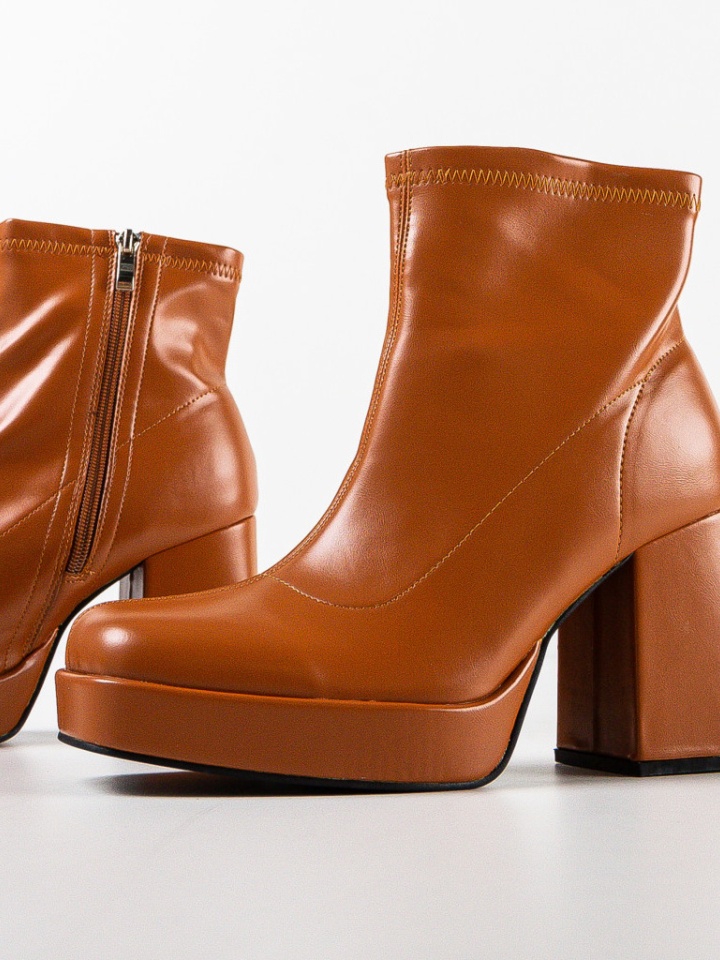 Botine dama Kids Camel