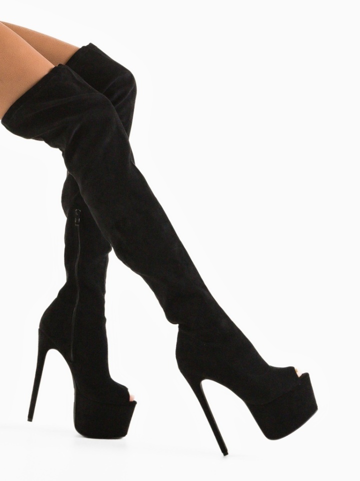 Cizme dama Johann Negre