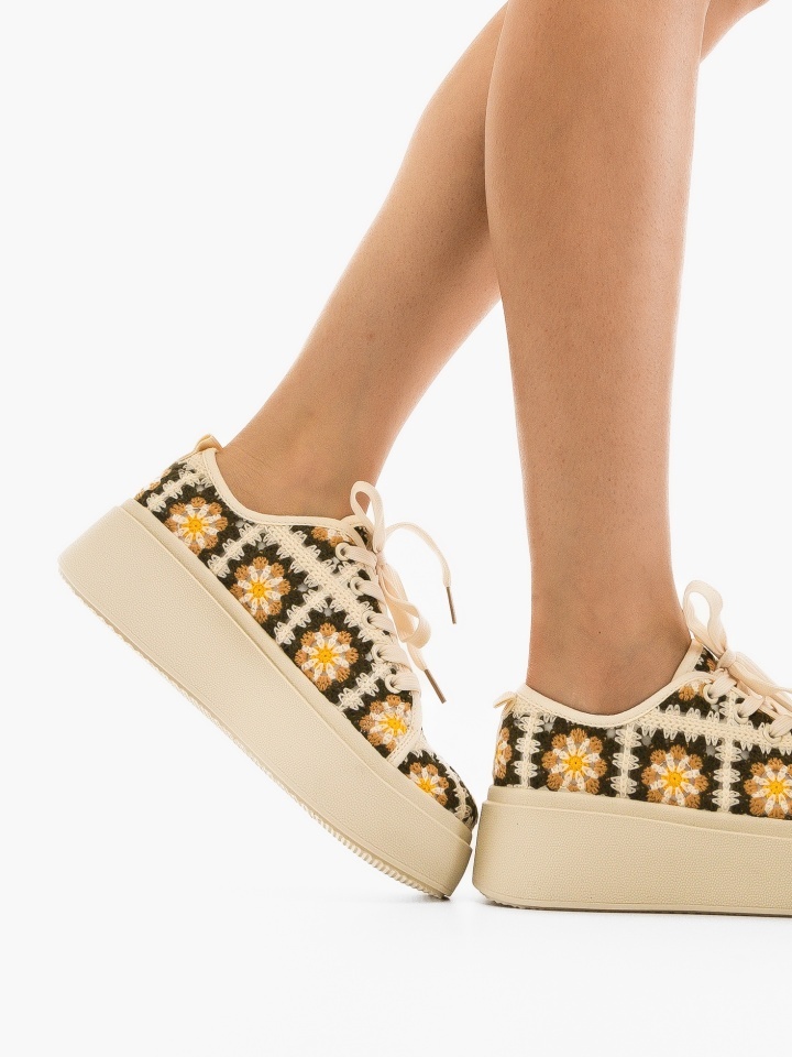 Sneakers dama Maxima Bej