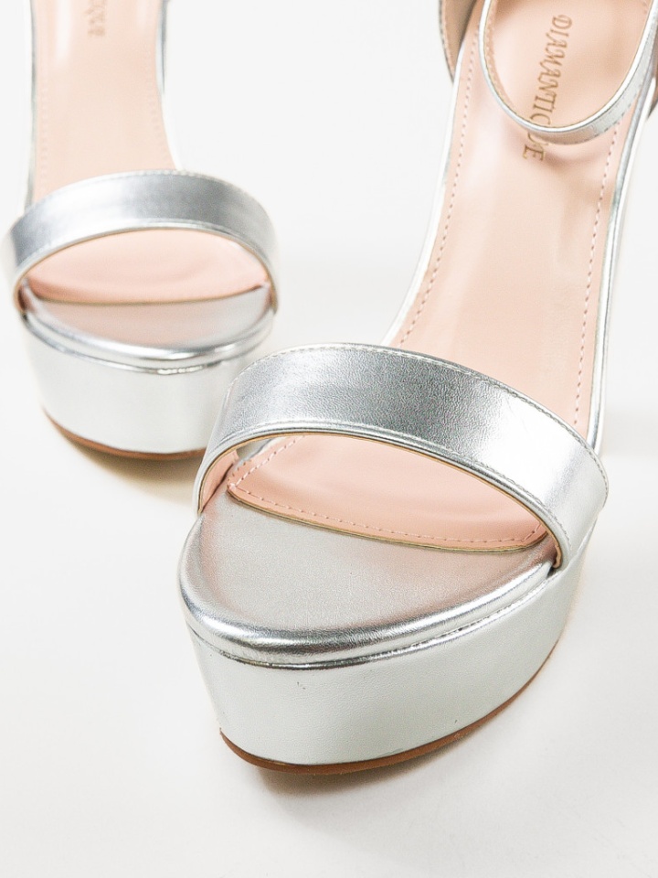 Sandale cu toc Reich Negre