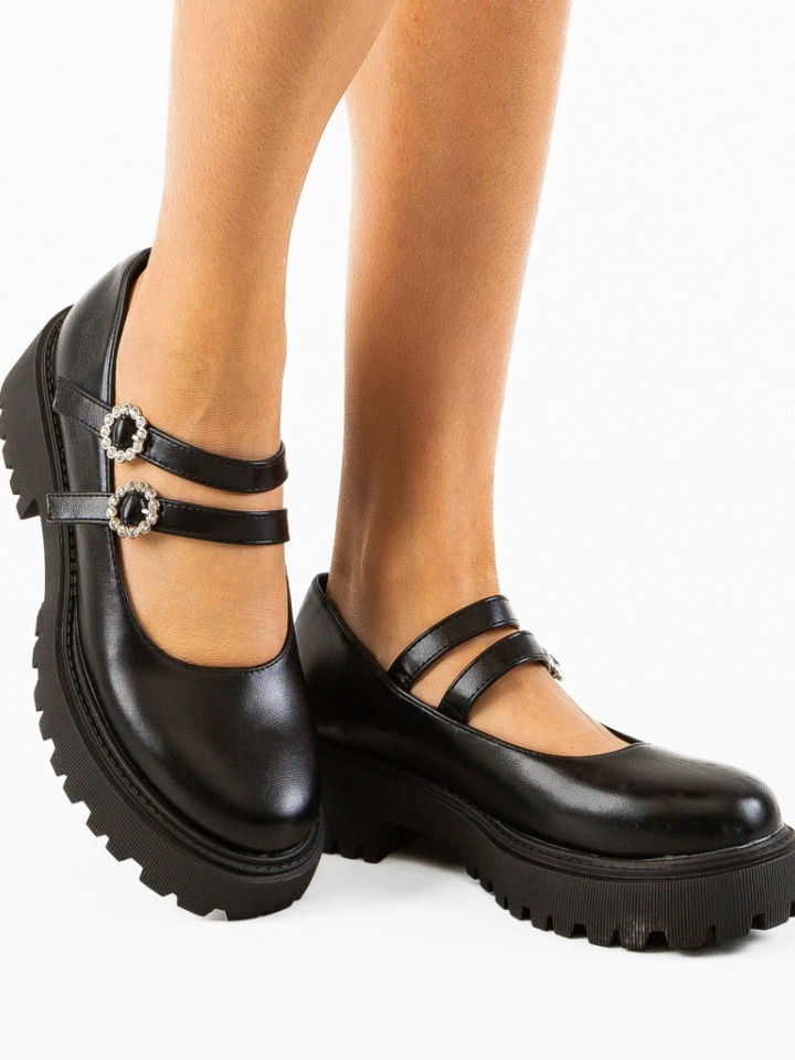 Pantofi casusal Snokers Negri 3