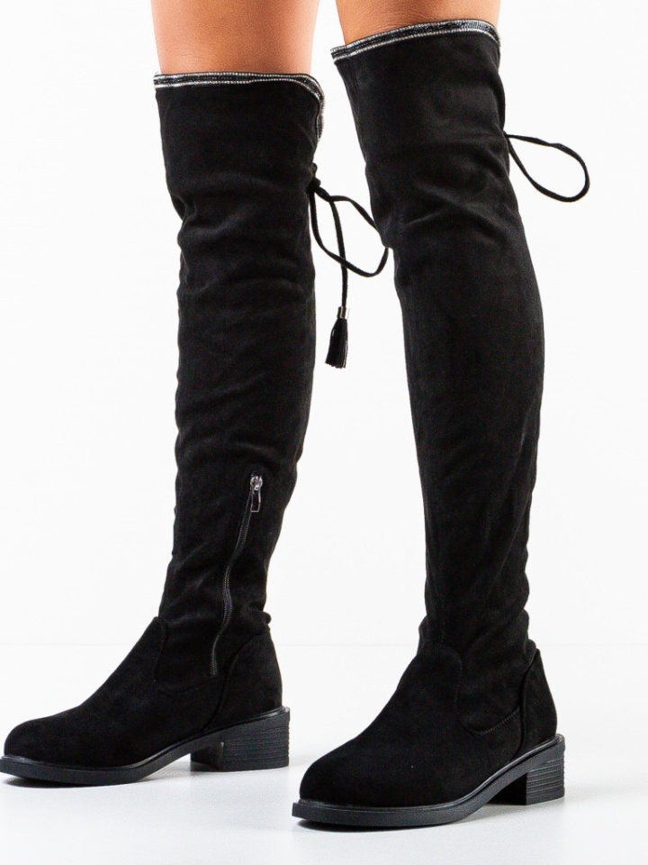 Cizme dama Asher Negre