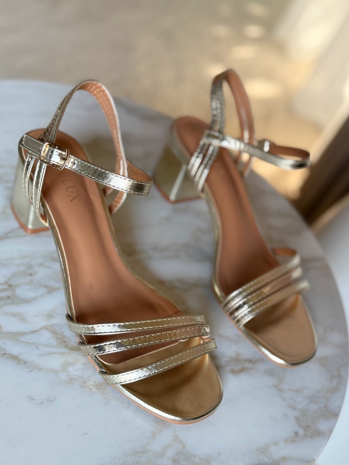 Sandale cu toc Bistra Negre