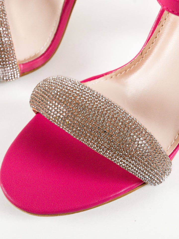 Sandale cu toc Cybill Nude