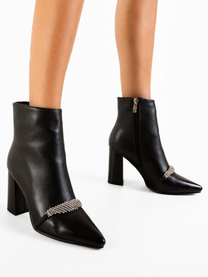 Botine dama Schoorel Negre