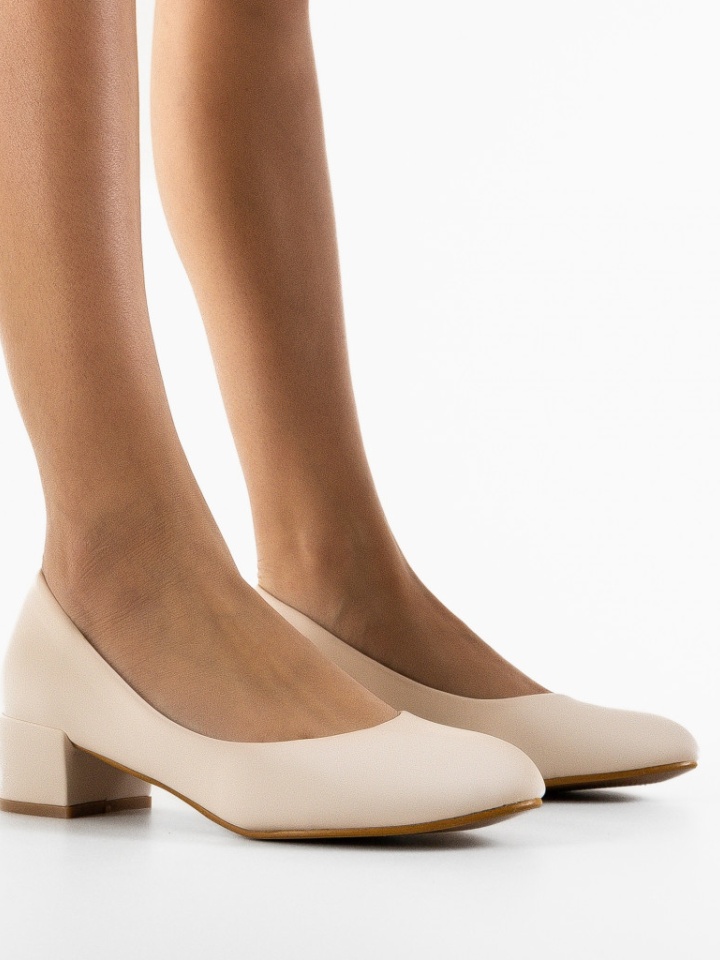 Pantofi dama Nora Bej 2