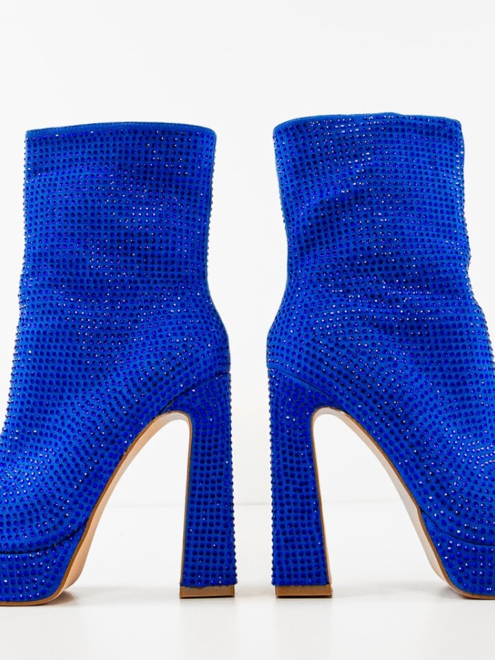 Botine dama Valeryia Albastre