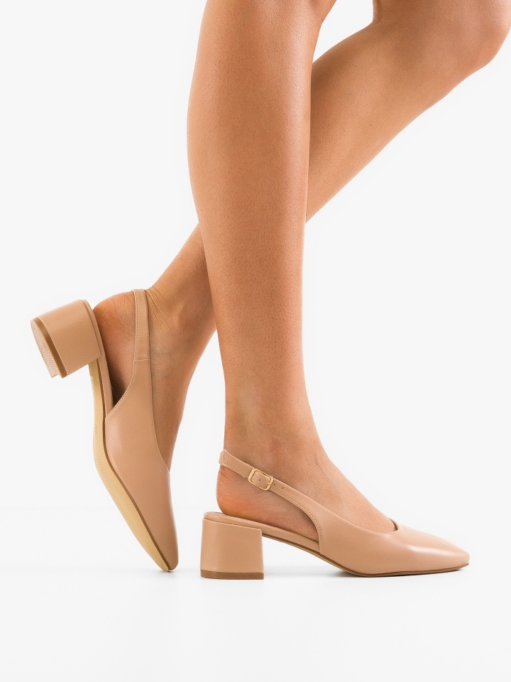 Pantofi dama Kheian Bej