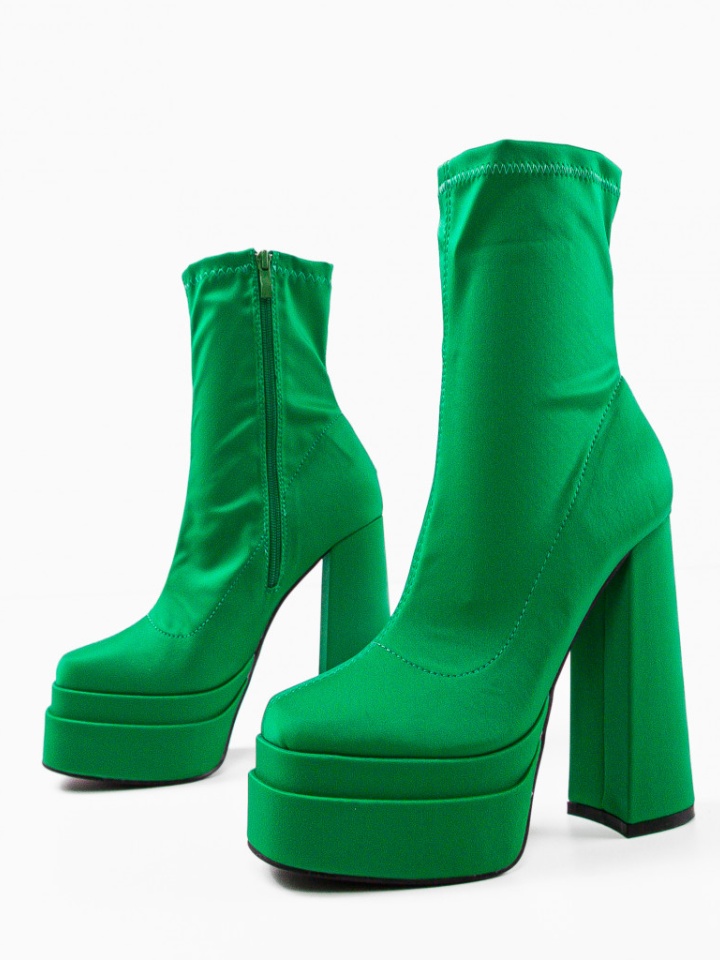 Botine dama Platona Negre