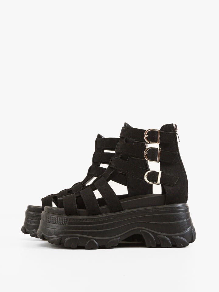 Sandale dama Mahdar Negre