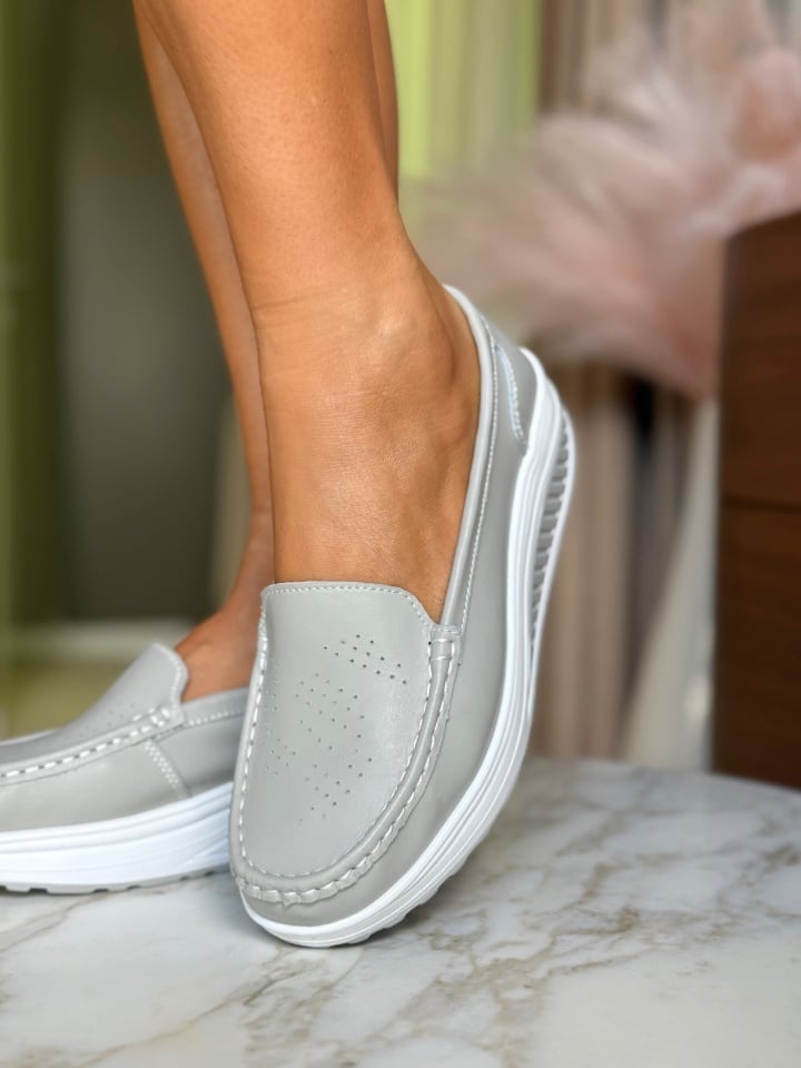 Pantofi Casual Musta Gri