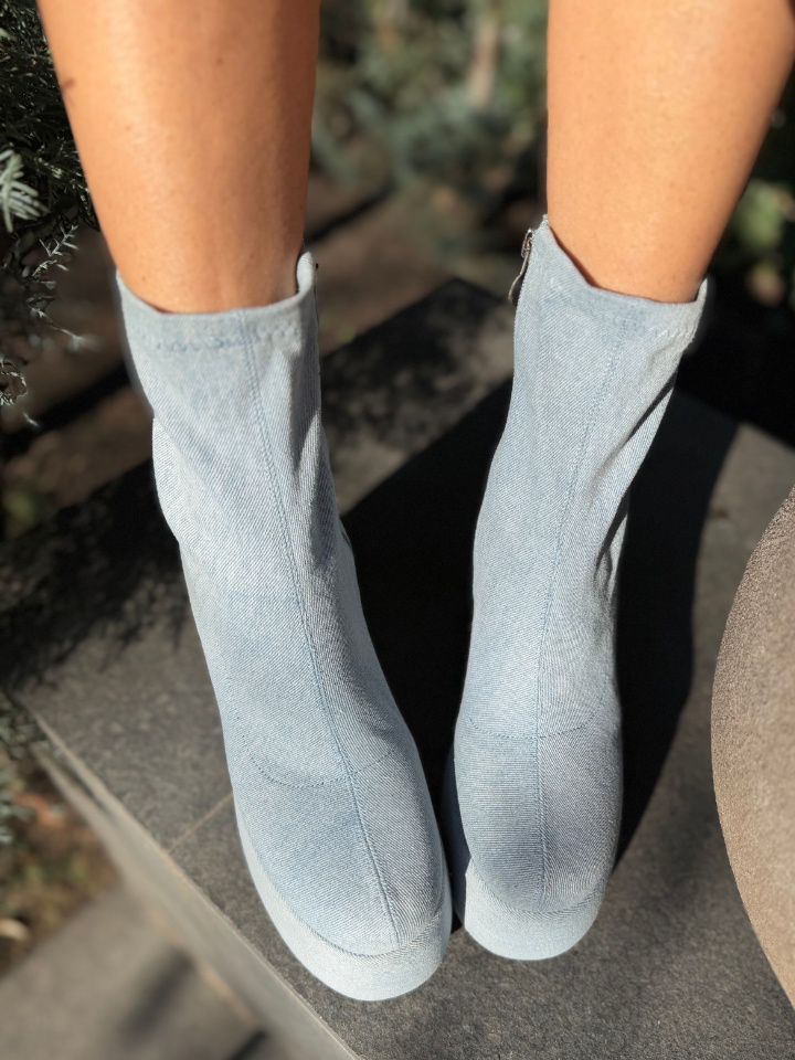 Botine dama Stelar Albastre 2