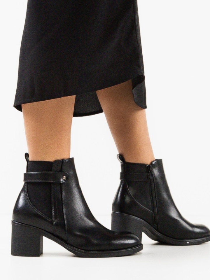 Botine dama Fletch Negre