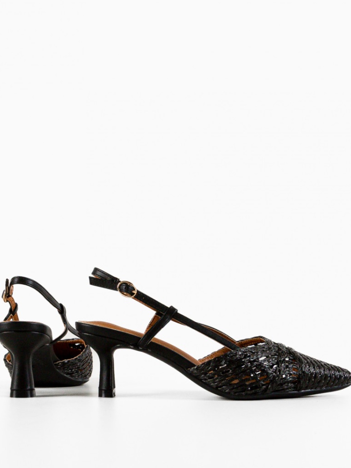 Pantofi cu toc Alexandrit Albi