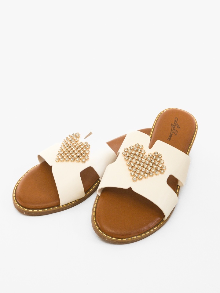Papuci dama Lovely Albi