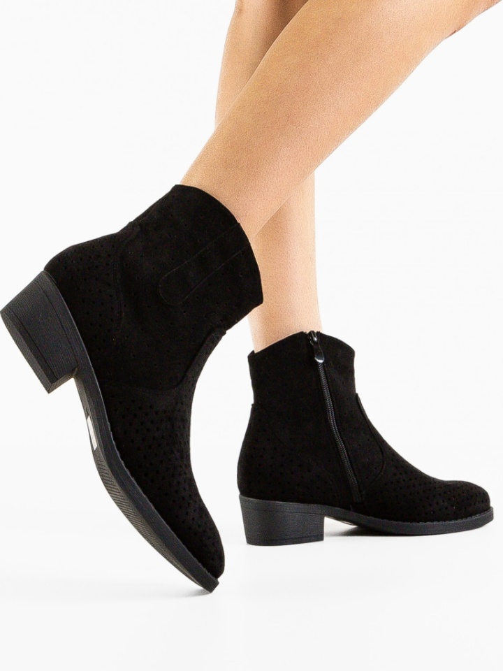 Botine dama Power Negre