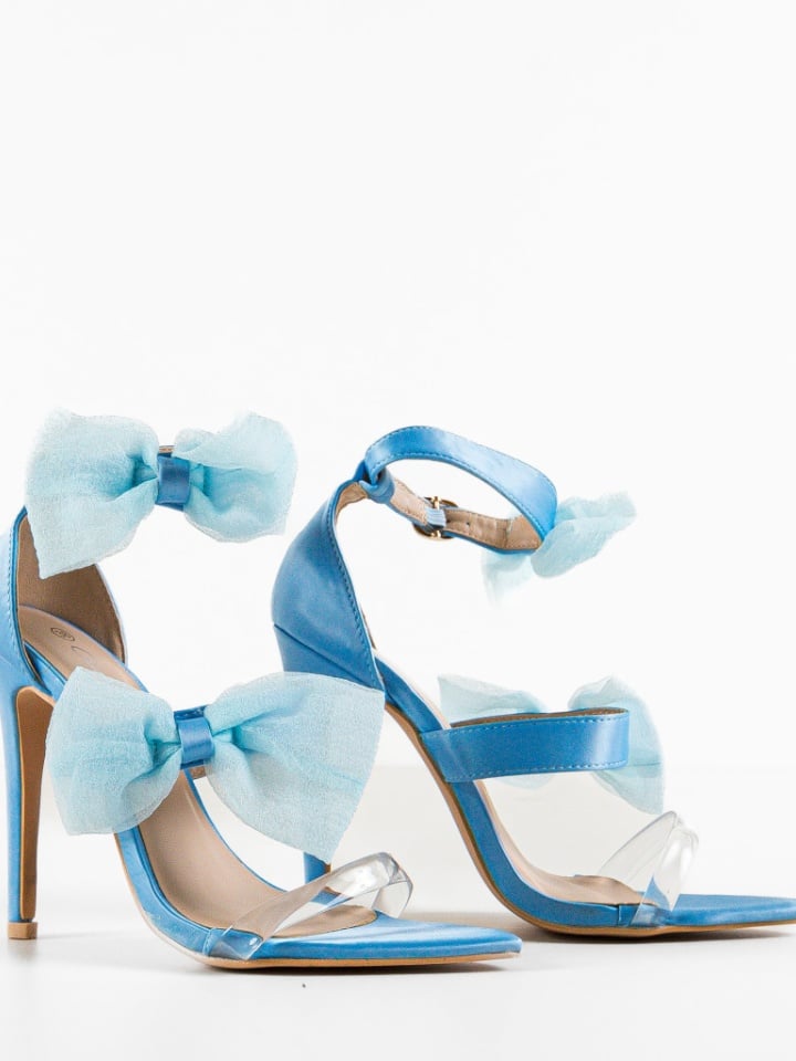 Sandale cu toc Jagoda Albastre