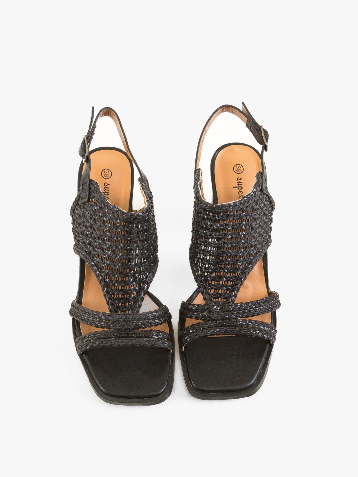 Sandale cu toc Zak Bej