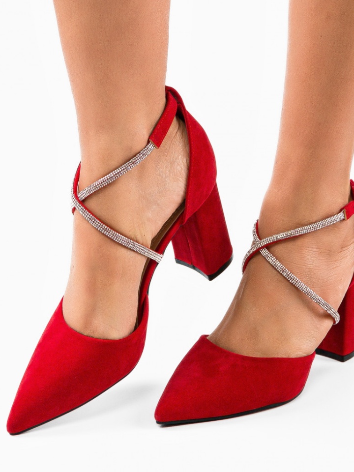 Pantofi dama Menelaos Rosii