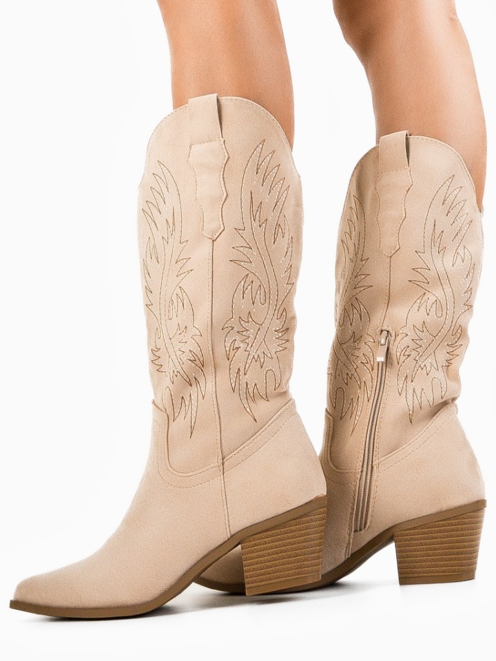 Cizme dama Chikelu Khaki