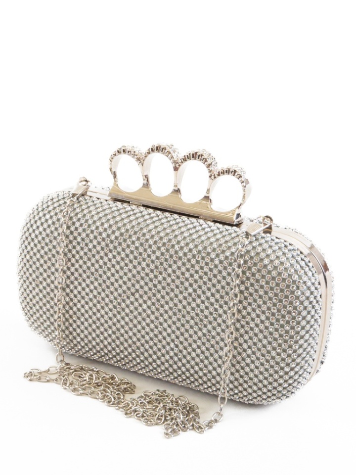 Geanta plic Grewa Argintie