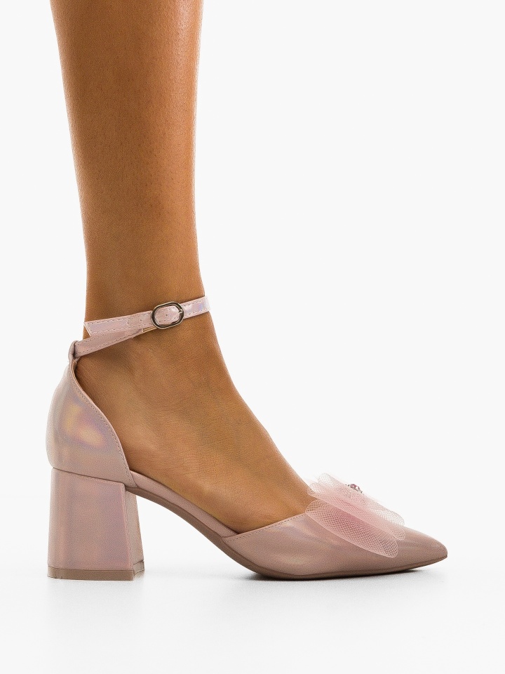 Pantofi cu toc Grandejira Argintii