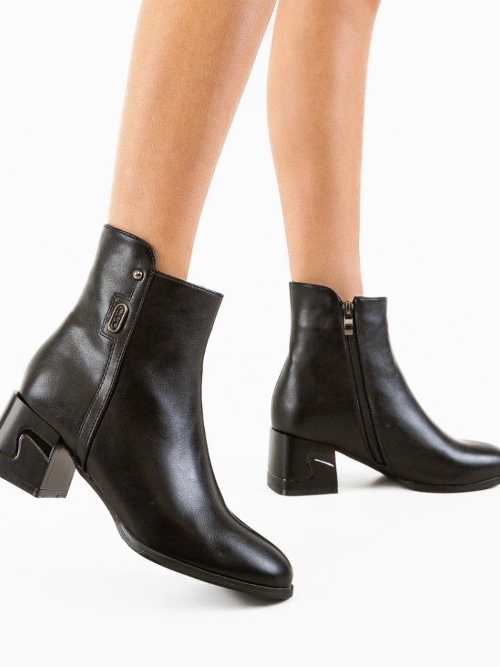 Botine dama Musat Negre