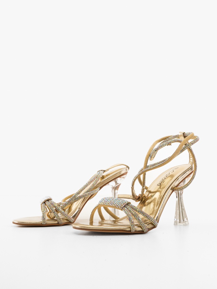 Sandale cu toc Jenson Negre