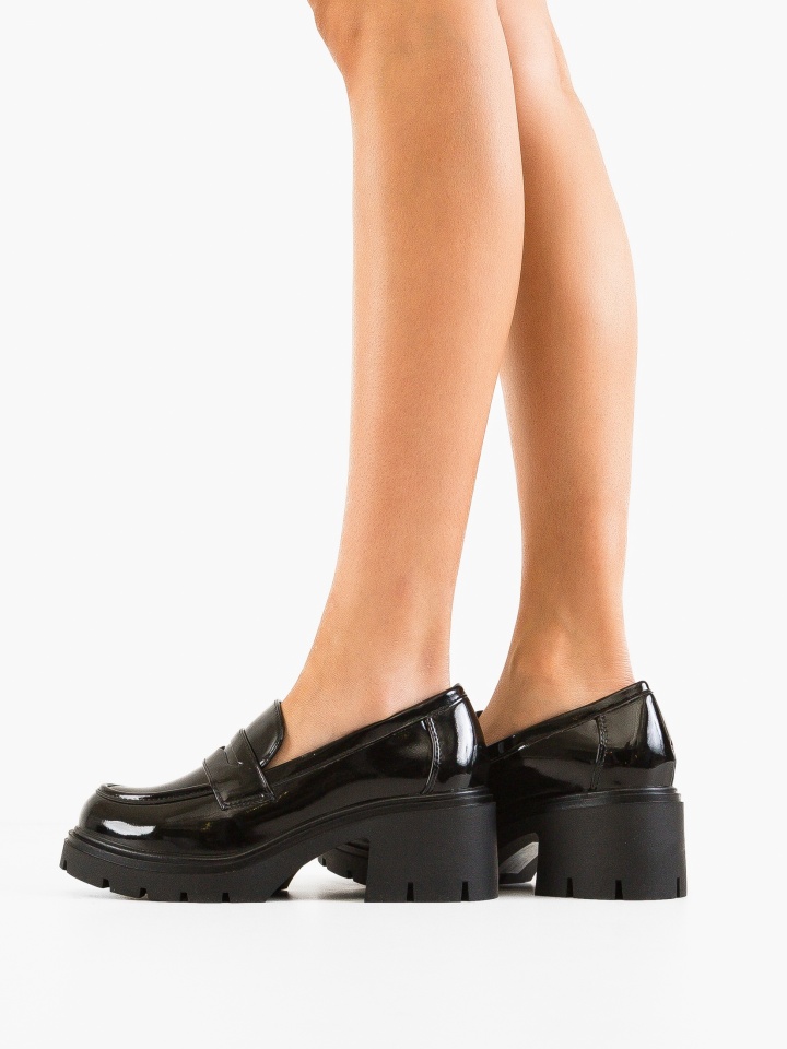 Pantofi dama cu toc Russe Negri 2