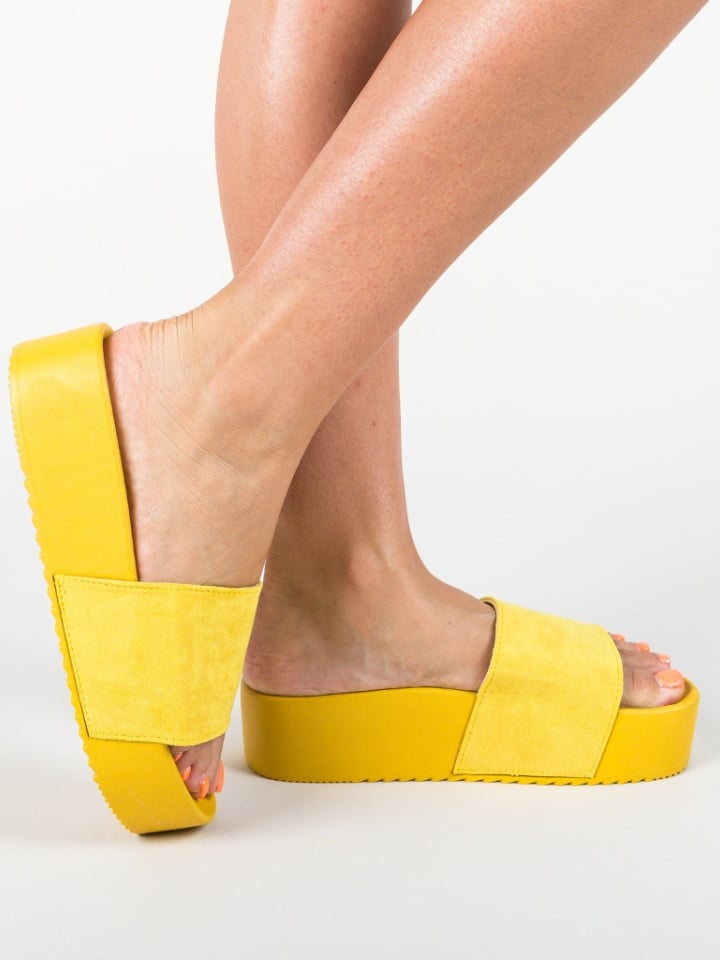 Papuci Escar Galbeni