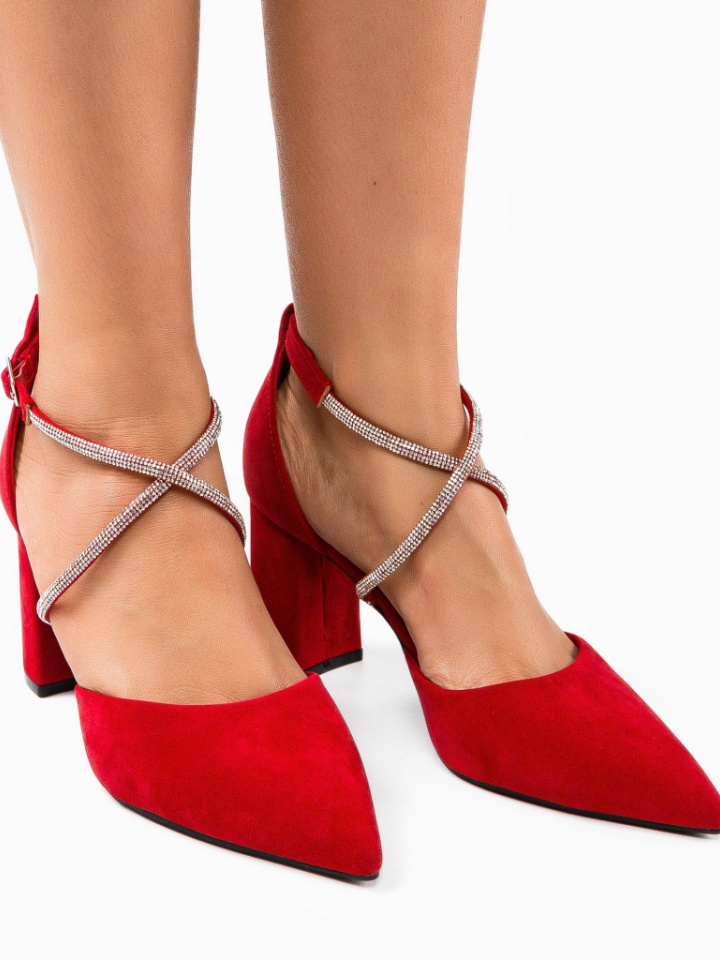 Pantofi dama Menelaos Rosii