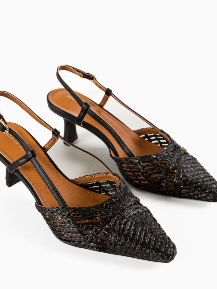 Pantofi cu toc Alexandrit Albi