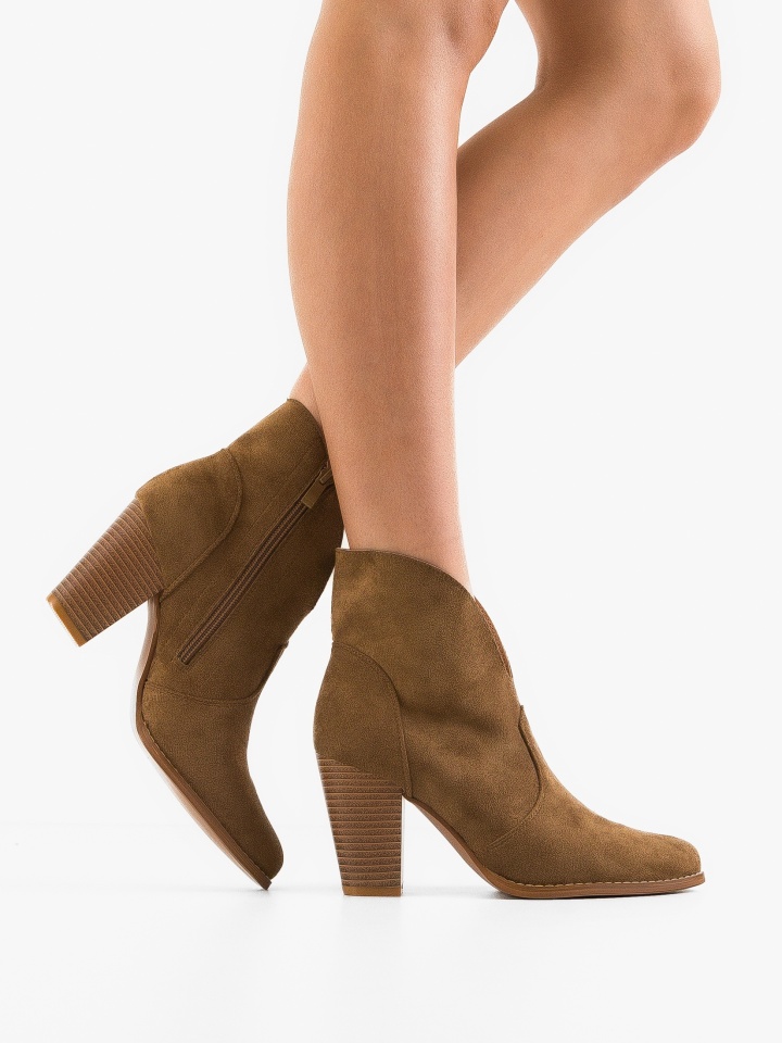 Botine dama Grace Bej