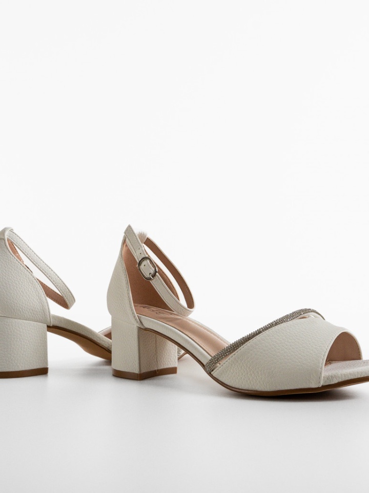 Sandale cu toc Acevedo Aurii