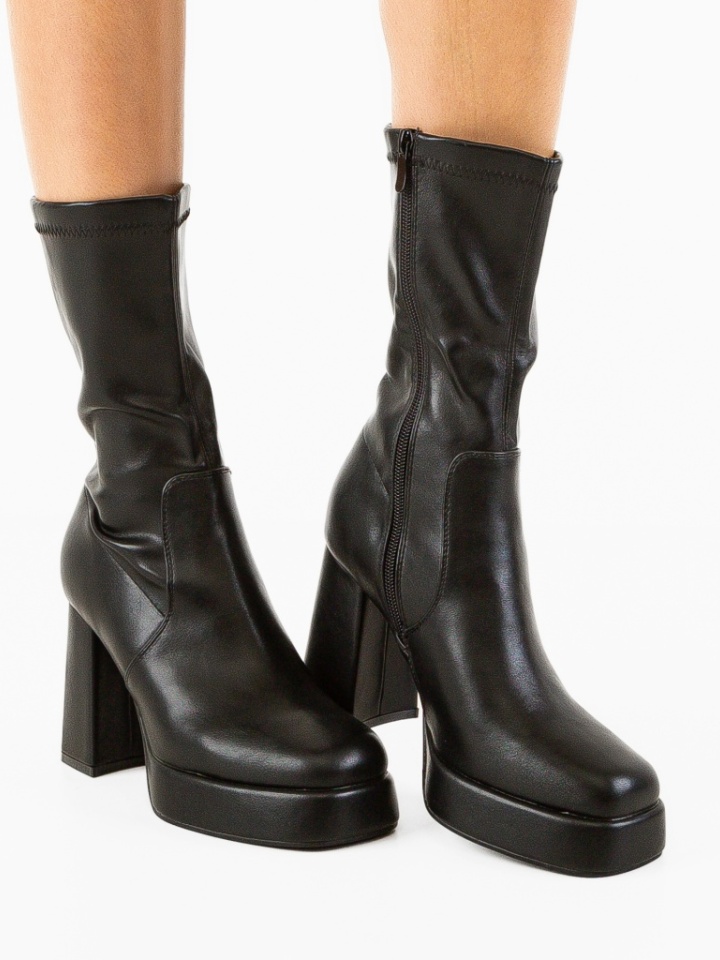 Botine dama Lehan Negre