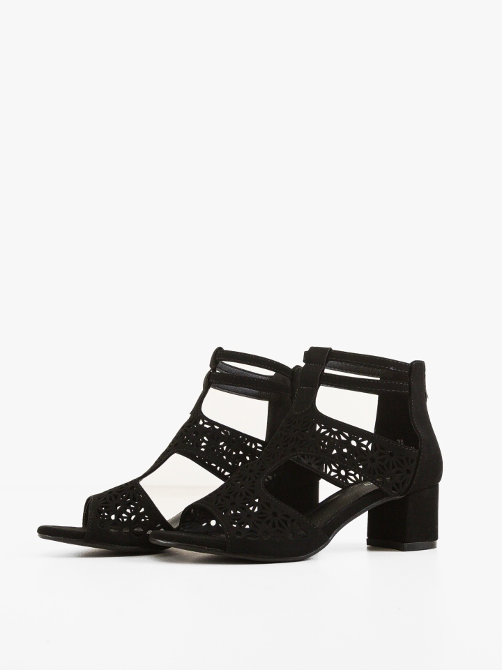 Sandale cu toc Drydyna Bej