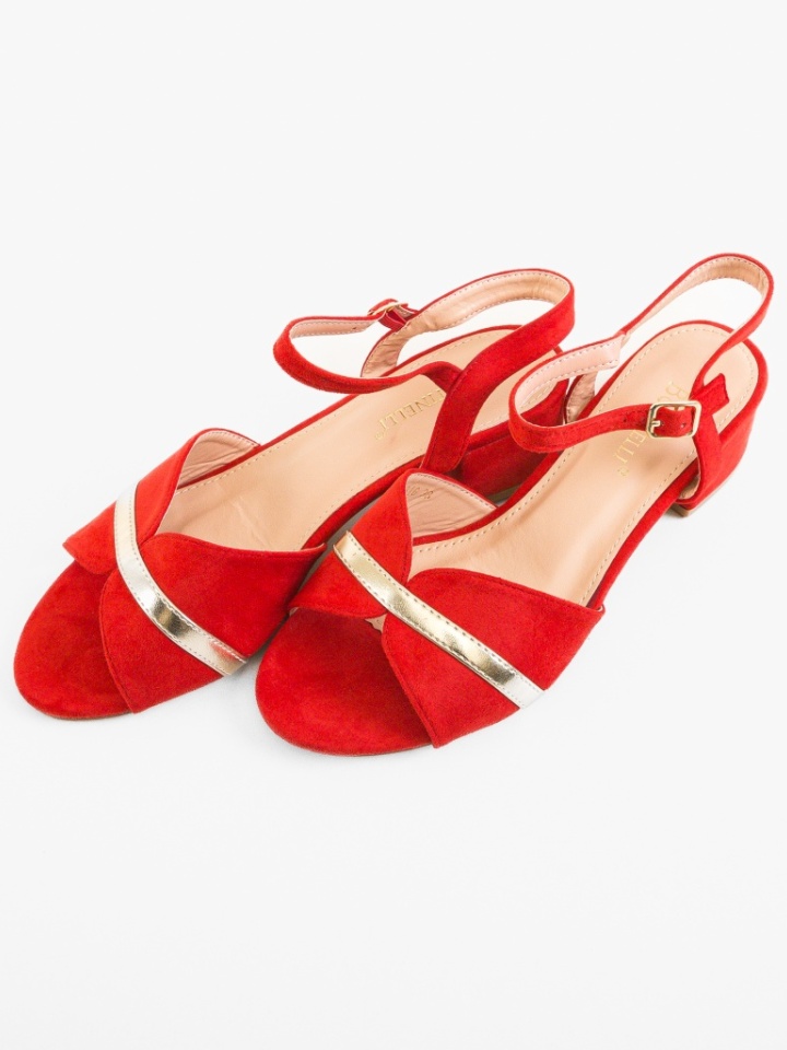 Sandale cu toc Lesa Negre