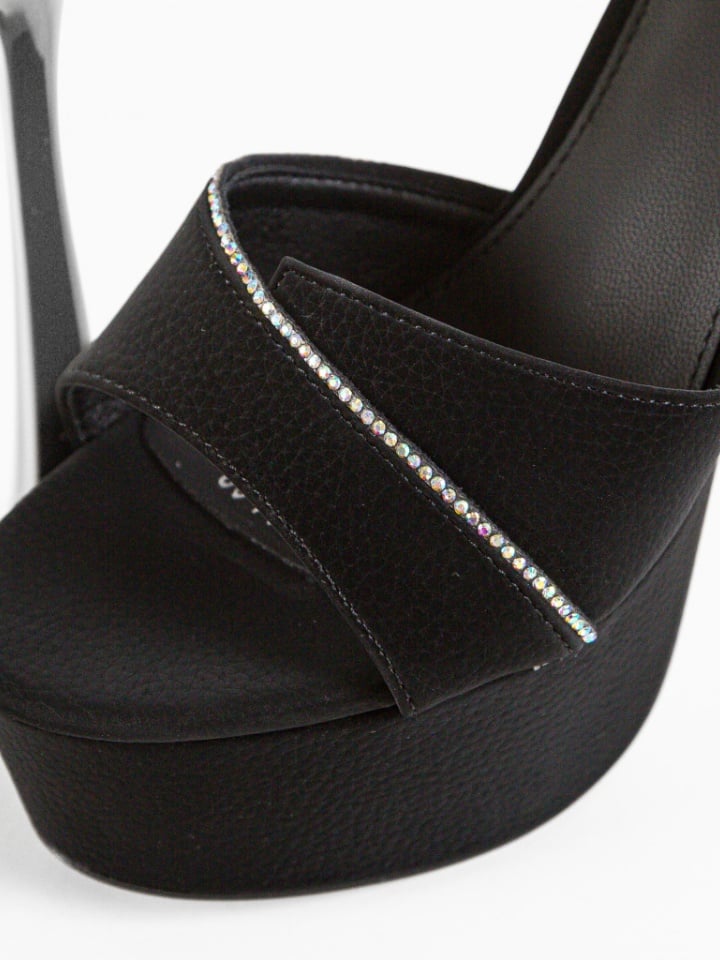 Sandale cu toc Caribou Argintii