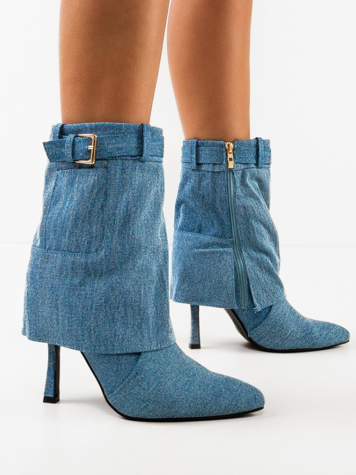 Botine dama Bastion Albastre 2