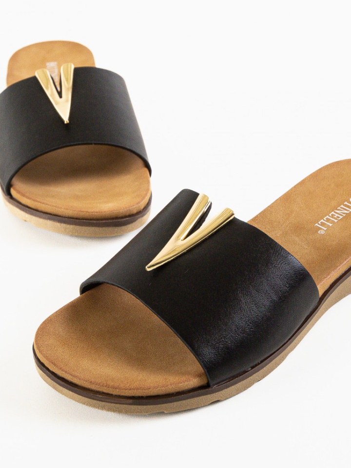 Papuci dama Yaffe Bej