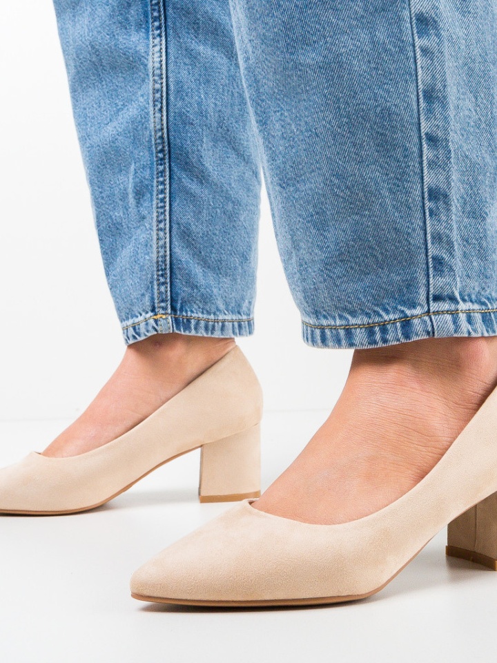 Pantofi Toplakma Bej