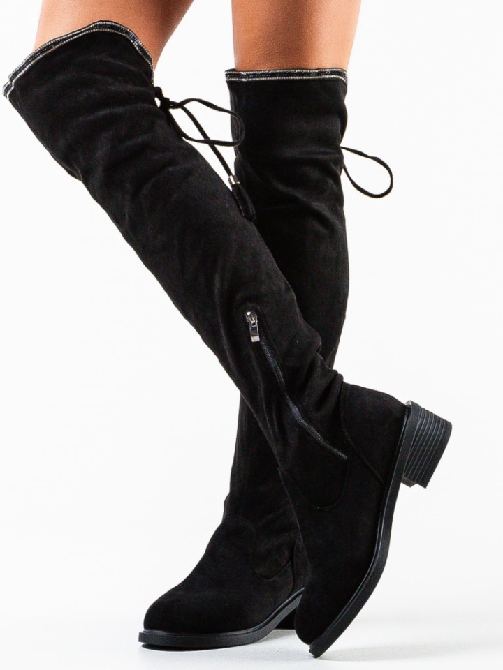 Cizme dama Asher Negre