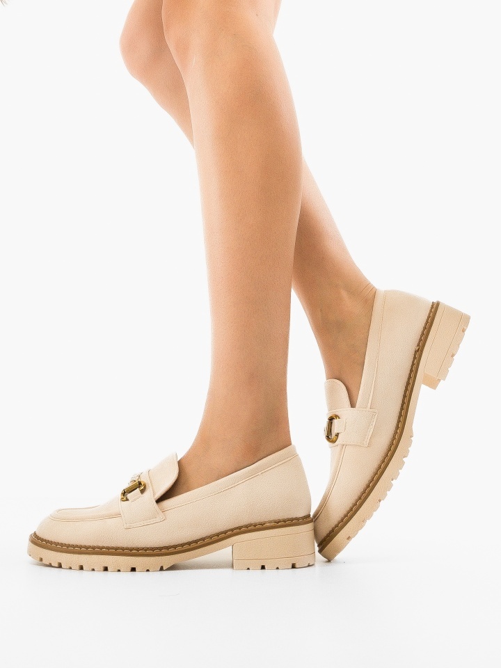 Pantofi Casual Londrey Bej