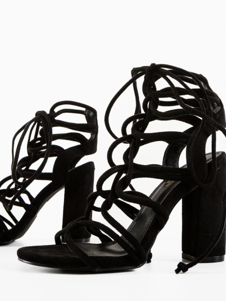 Sandale cu toc Jalka Bej