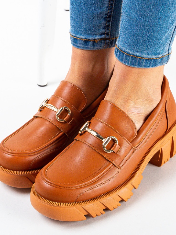 Pantofi casual Kylie Camel